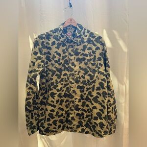 Carhartt Heritage WIP L/S Tracy Shirt Camo Moor/ Morass Craft sz m XL